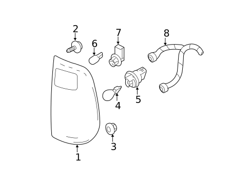 Bulbs - Chassis for 2012 Ford F-350 Super Duty #1
