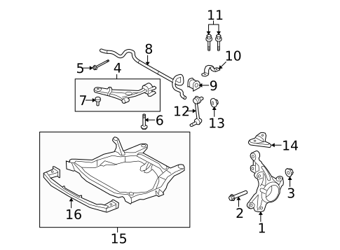 Suspension Components for 2007 Lincoln MKX #0