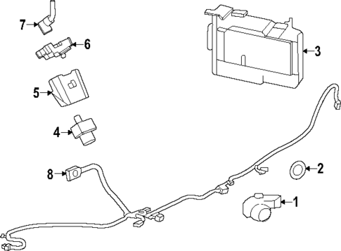Electrical Components for 2021 Porsche Cayenne #9