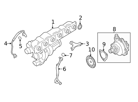 Turbocharger & Components for 2017 BMW X5 #0