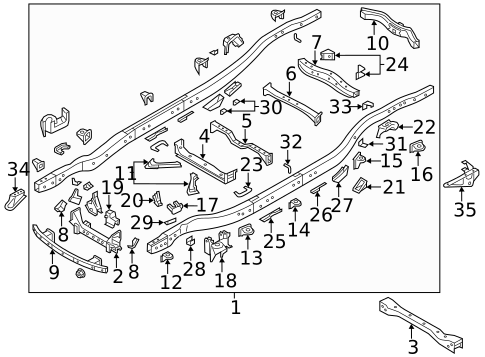 Frame & Components for 2012 INFINITI QX56 #0