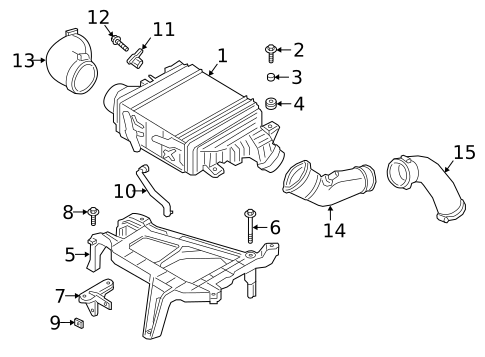 Intercooler for 2020 Porsche Panamera #2