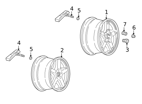 Wheels for 1998 Chevrolet Corvette #0