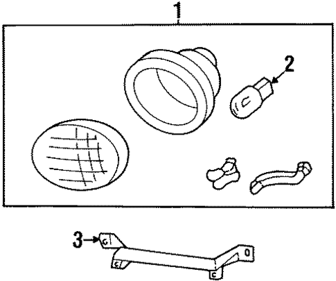 Bulbs - Chassis for 1999 Ford Contour #2