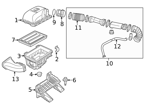 Air Inlet for 2019 Ram 1500 Classic #0