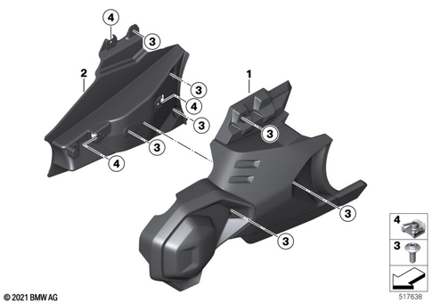 Rear Wheel Cover, License Plate Bracket for 2021 BMW-Motorrad CE #3
