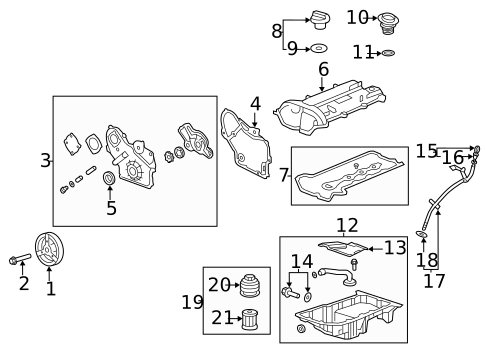 Gaskets & Sealing Systems for 2012 Buick LaCrosse #0