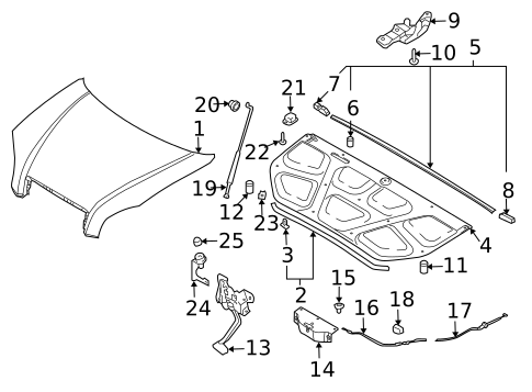 Anti-Theft Components for 2007 Hyundai Tucson #1