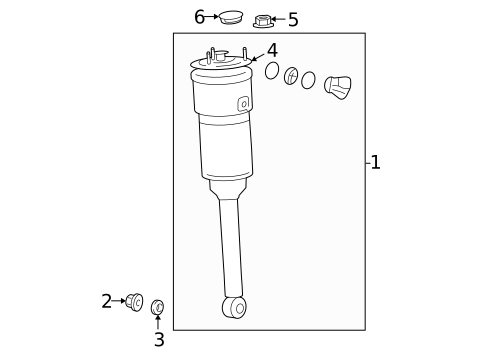 Struts & Components for 2018 Lexus LS500 #1