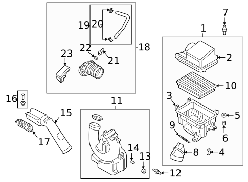 Air Intake for 2025 Kia Seltos #0
