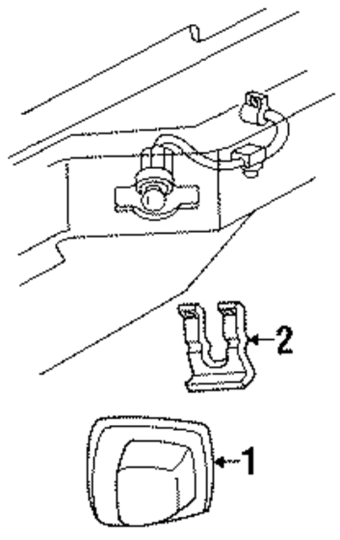 License Lamps for 1991 GMC Syclone #1