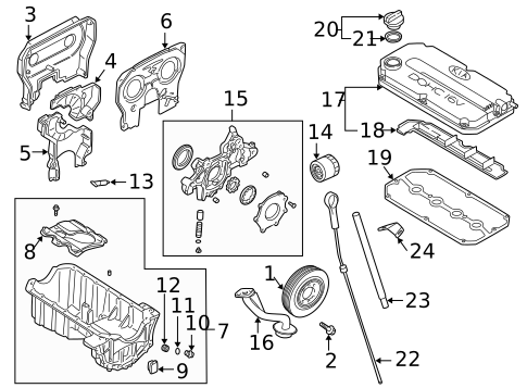 Filters for 2004 Kia Rio #1