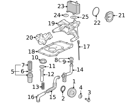 Cylinder Block Components for 2008 Porsche Boxster #0