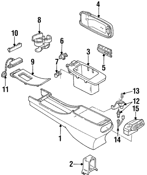 Full Console for 1997 Lincoln Continental #0
