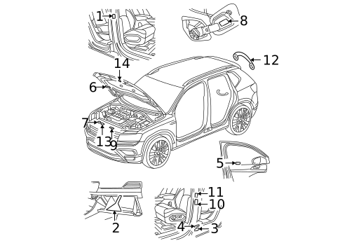Labels for 2023 Volkswagen Taos #0