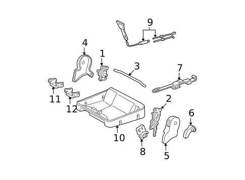 Tracks & Components for 2007 Toyota Sequoia #3