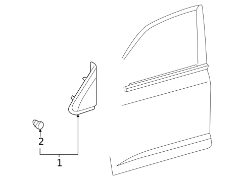 Exterior Trim - Pillars for 2011 Lexus LX570 #1