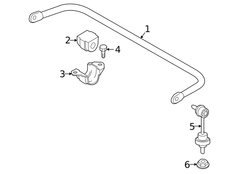 Stabilizer Bar & Components for 2008 BMW M6 #2