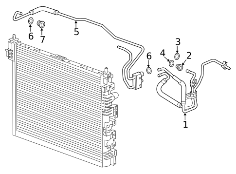 Oil Cooler for 2022 GMC Terrain #0