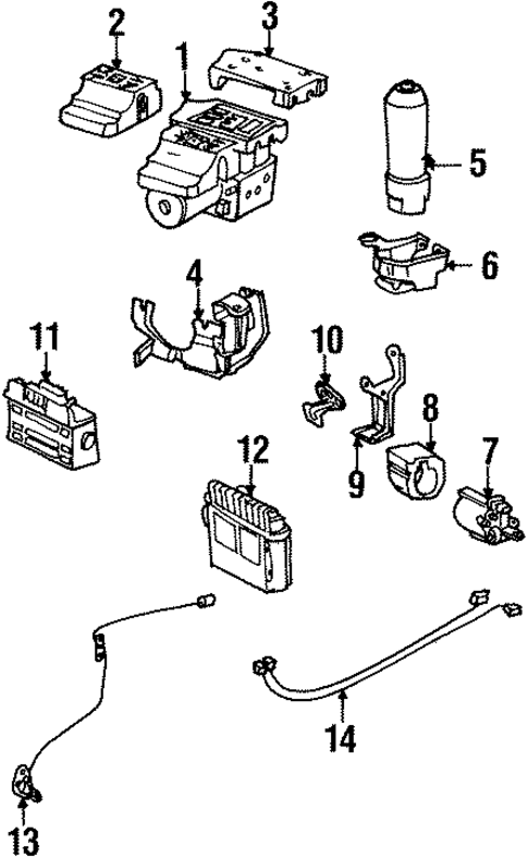Anti-Lock Brakes for 1995 Mercedes-Benz E300 #1