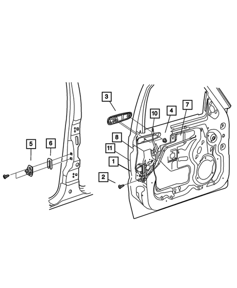 Front Door for 2004 Jeep Liberty #0