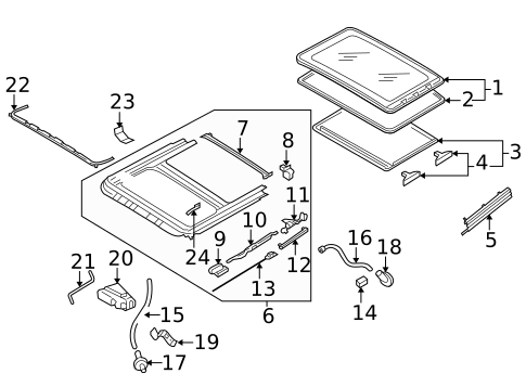 Sunroof for 2009 Volkswagen Passat #0