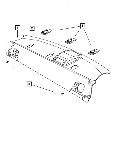 Headliners-Visors-Assist Straps for 2016 Dodge Challenger #1