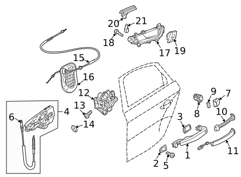 Rear Door for 2009 Audi Q5 #2