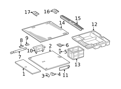 Interior Trim - Rear Body for 2009 Mercedes-Benz E63 AMG #3