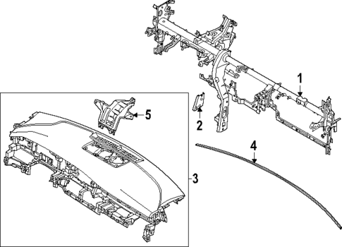 Instrument Panel for 2025 Hyundai Tucson #1