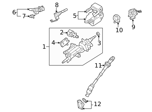 Switches for 2010 Lexus LS600h #0