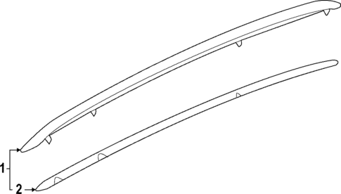 Exterior Trim - Roof for 2022 Audi Q4 e-tron Sportback #0