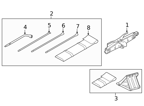 Jack & Components for 2018 Nissan TITAN #0