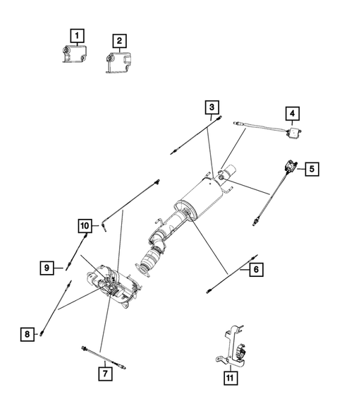 Sensors for 2015 Ram ProMaster 2500 #0
