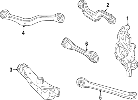 Rear Suspension for 2025 Cadillac OPTIQ #1