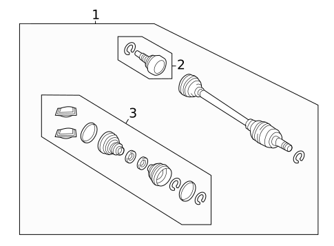 Drive Axles for 2022 Land Rover Defender 90 #4