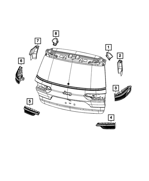 Lamps, Interior and Exterior for 2021 Jeep Grand Cherokee L #5