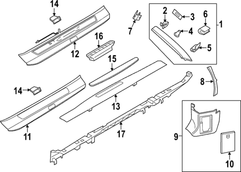 Interior Trim - Pillars for 2023 Porsche 911 #0