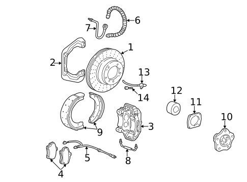 Parking Brake for 2003 Porsche 911 #2