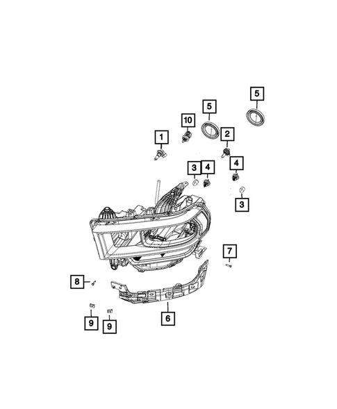 Lamps, Interior and Exterior for 2021 Ram 3500 #5