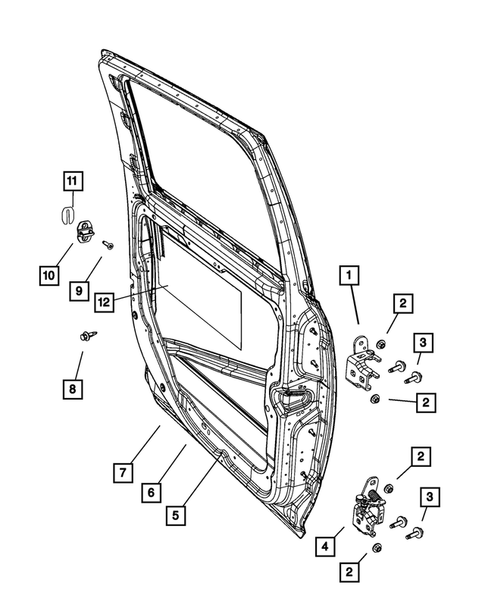 Rear Door for 2024 Ram 1500 Classic #1