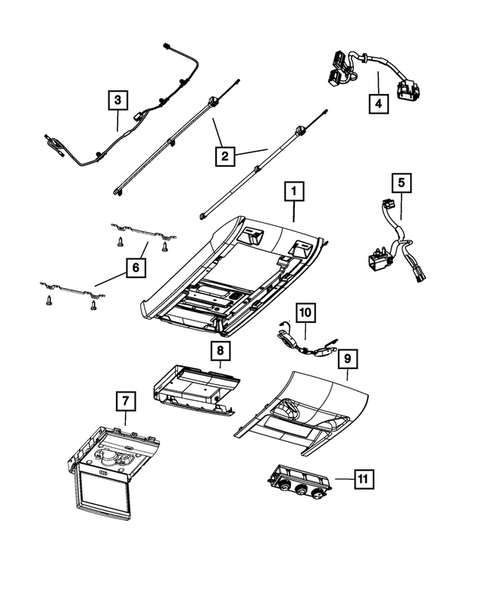 Consoles for 2019 Dodge Grand Caravan #3