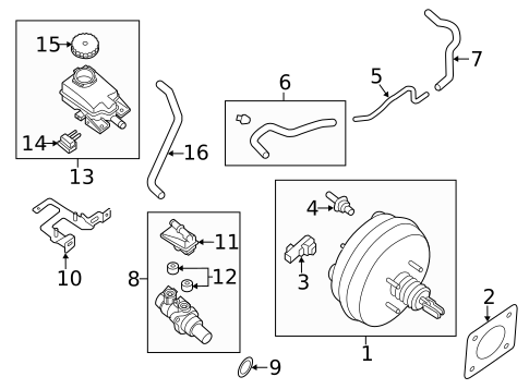Hydraulic System for 2013 INFINITI JX35 #0