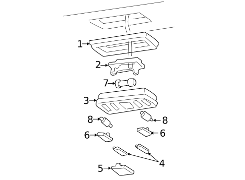 Interior Trim - Cab for 1999 Chevrolet C2500 #3