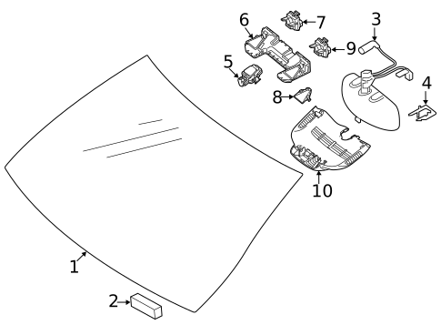 Wipers for 2018 Mercedes-Benz S63 AMG #5