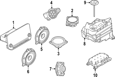 Antenna & Radio for 2025 Nissan Pathfinder #1