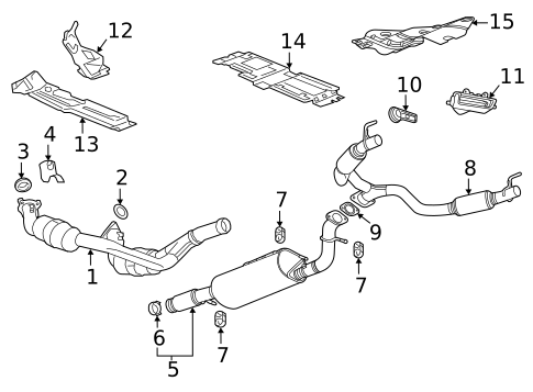 Exhaust Manifold for 2025 Cadillac Escalade #1