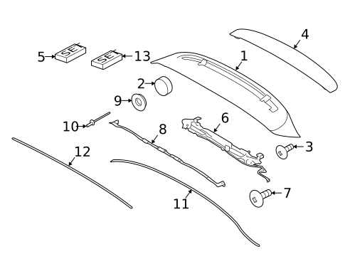 Spoiler for 2018 Porsche Panamera #0