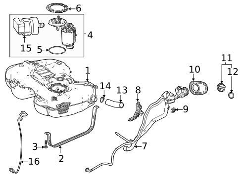Emission Components for 2022 Mercedes-Benz GLB 35 AMG® #3
