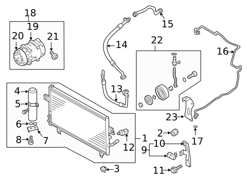 Belts & Pulleys for 2003 INFINITI I35 #1